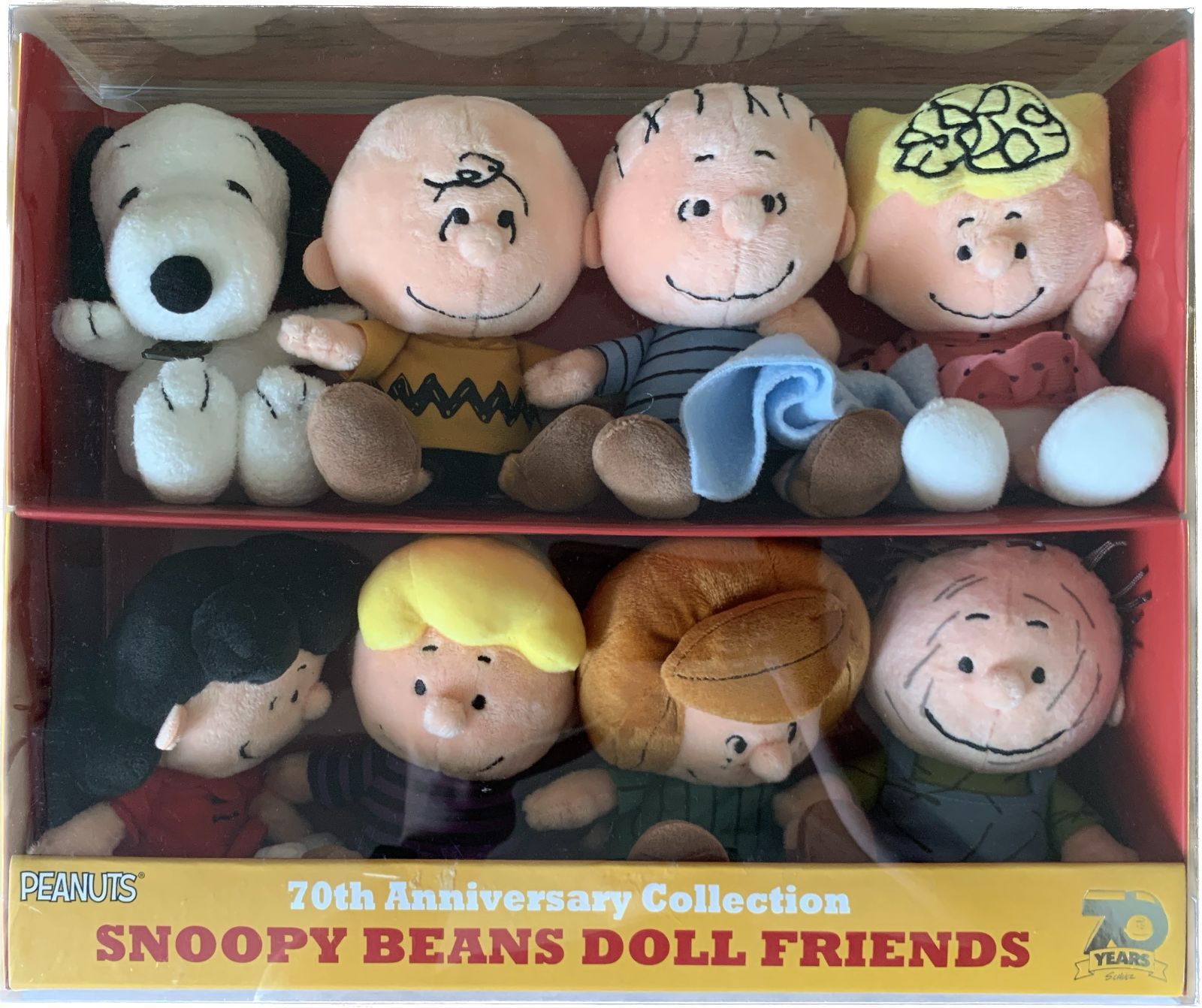 PEANUTS SNOOPY / スヌーピー 70th BEANS DOLL FRIENDS / ソフトビーン