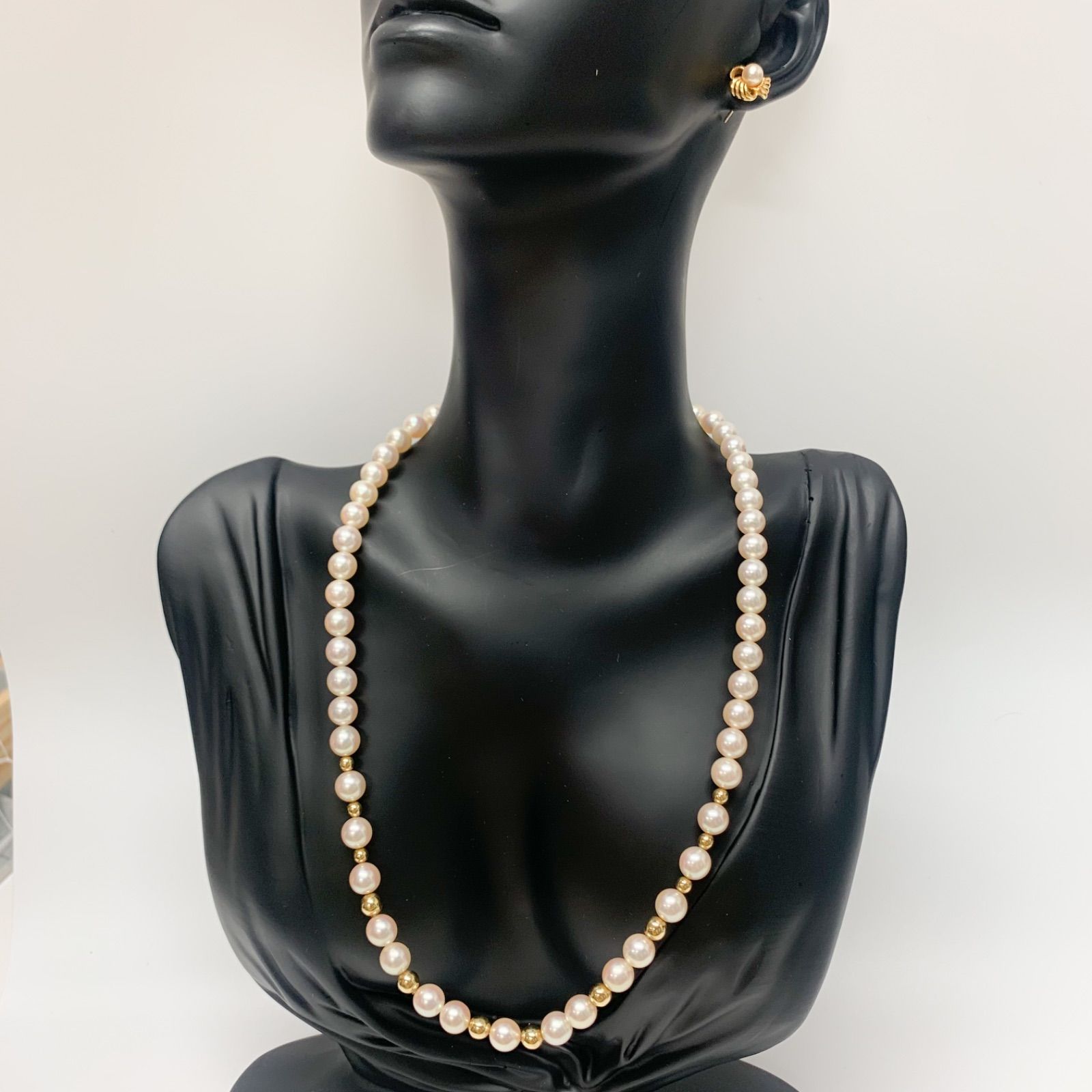 中古】ミキモト MIKIMOTO アコヤ真珠約6.5mm-7mm パール 中古】ミキモト MIKIMOTO アコヤ真珠約6.5mm-7mm パール