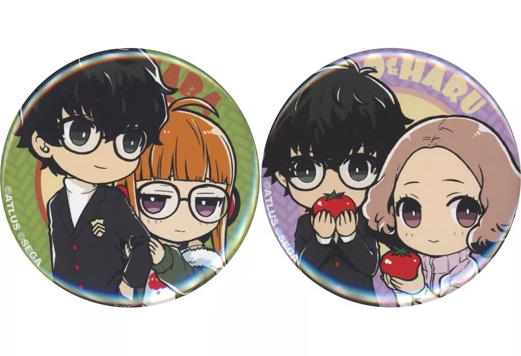 中古】バッジ・ピンズ [単品] 集合 缶バッジ2種セット 「ペルソナ5