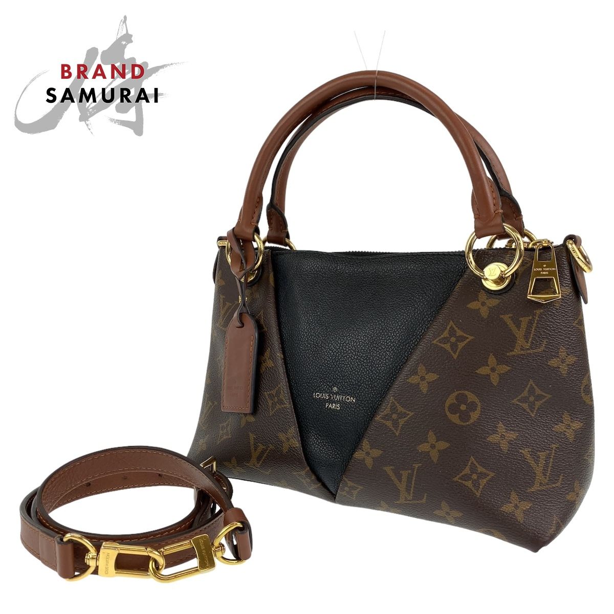 美品 LOUIS VUITTON ルイヴィトン モノグラム VトートBB ブラウン