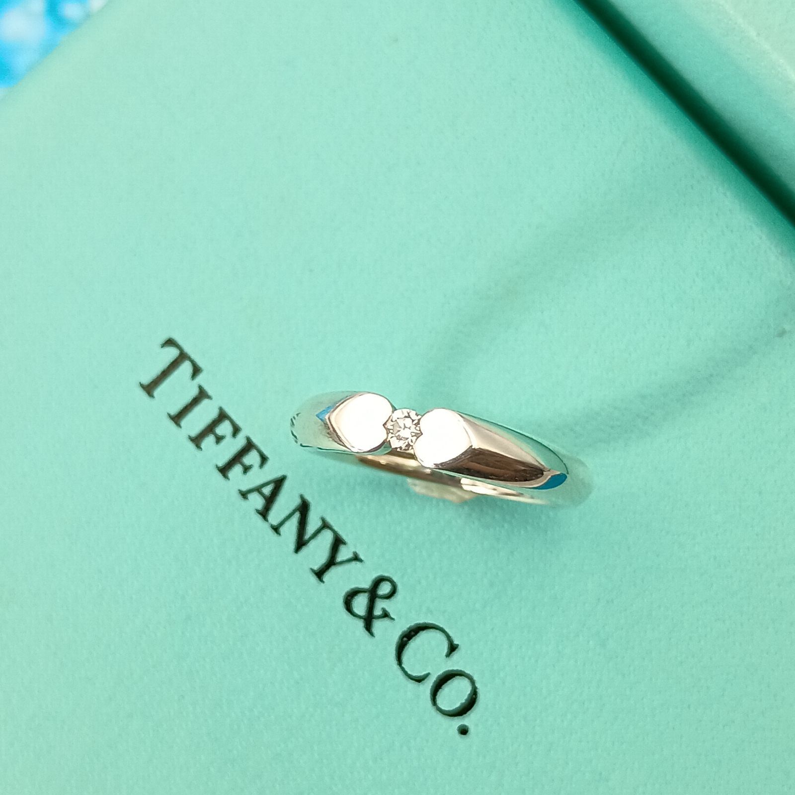 TIFFANY&Co. ティファニー 7号 テンダネス リング レディース ハート