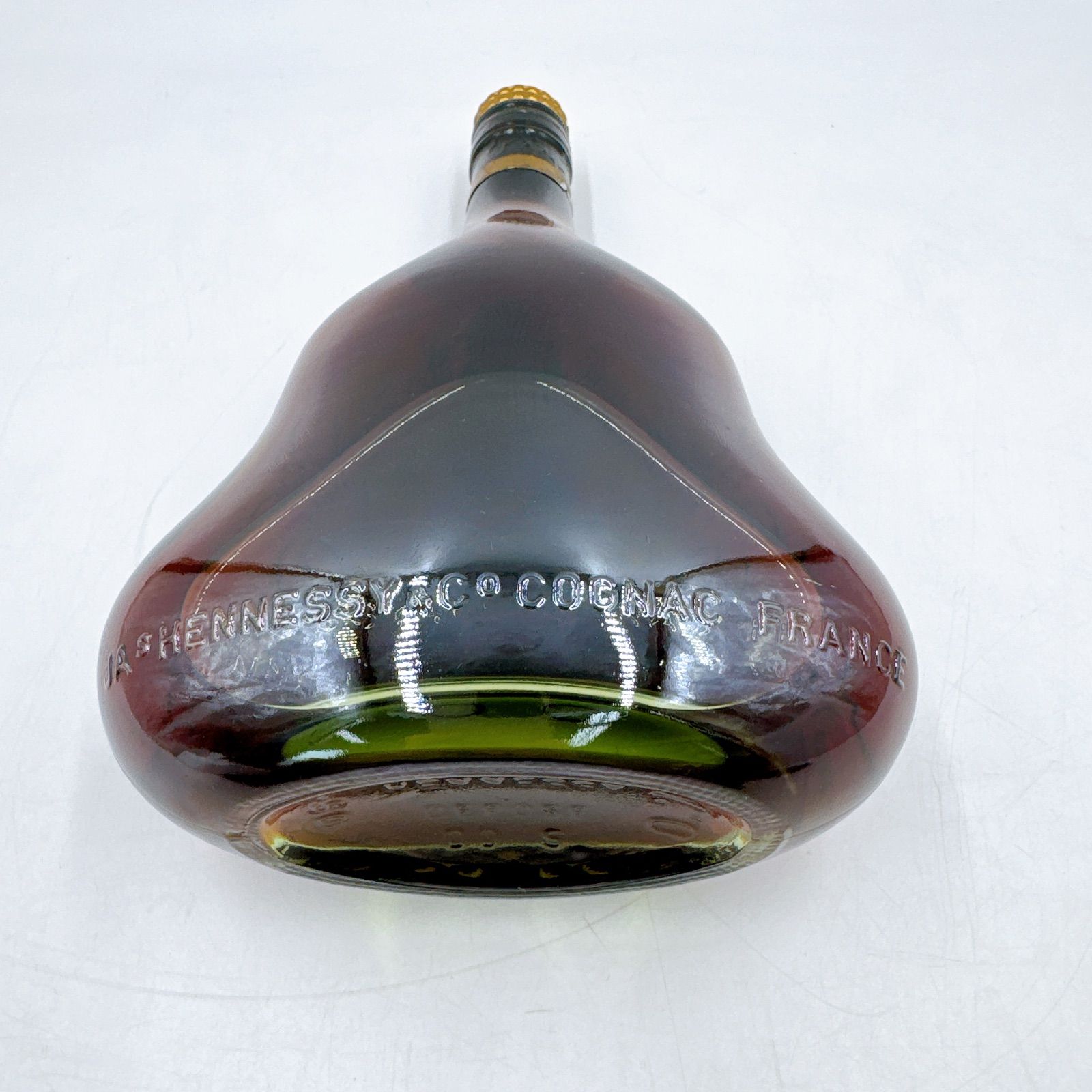 未開栓】Hennessy X.O 金キャップ グリーンボトル コニャック