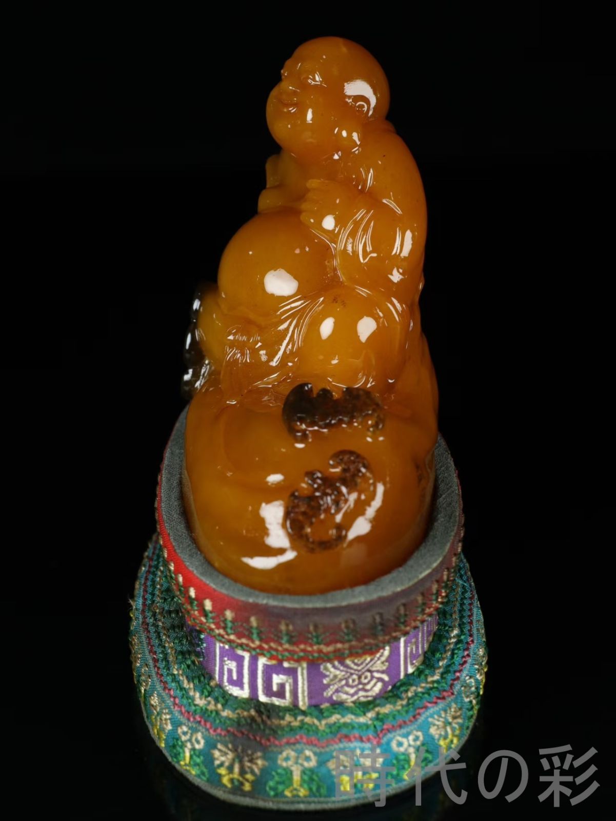 中国古美術 寿山石 篆刻家 西鳳作 瑞獣三点セット印章 工芸品 骨董品