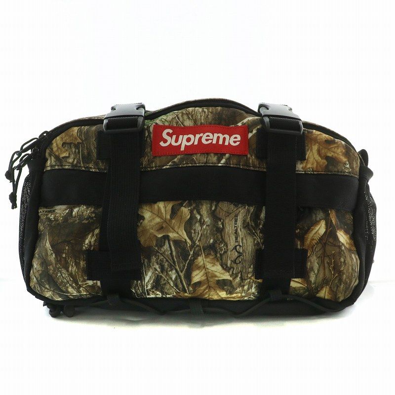 supreme ウエストバッグ ボディバッグ　正規品　カモ柄　迷彩柄 Supreme - シュプリーム ウエストバッグ ブルーカモフラ 迷彩柄