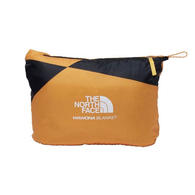 ノースフェイス ブランケット メンズ ひざ掛け 持ち歩き キャンプ レジャー 寝具 コンパクト ワオナブランケット レディース NN72215 黄色 中わた 薄手 大判 ノースフェイス ブランケット メンズ ひざ掛け 持ち歩き キャンプ