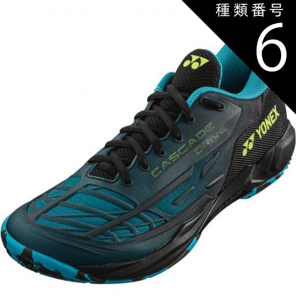 種類6：ｸﾘｱｰﾌﾞﾗｯｸ/24.5(4550468670414) Yonex(ヨネックス) SHBCD2 パワークッションカスケードドライブ バドミントン シューズ パワークッションカスケードドライブ