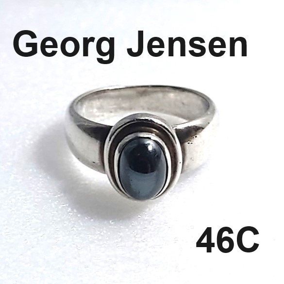 ジョージジェンセン 46C ヘマタイト 5号 シルバーリング Georg Jensen - メルカリ