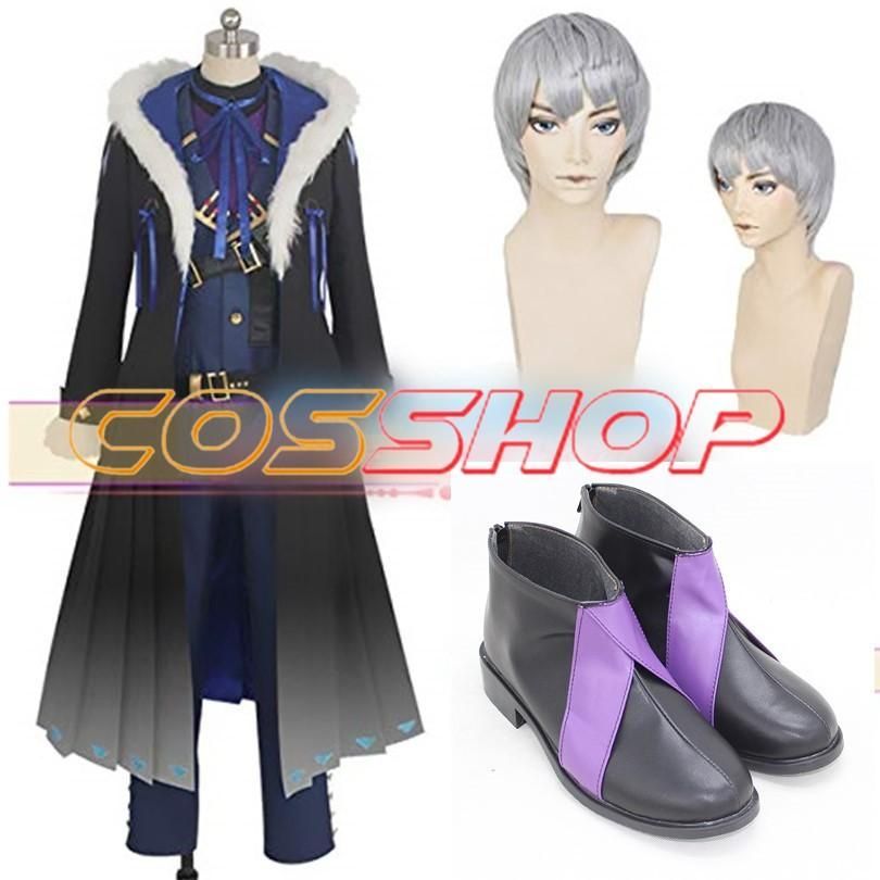 コンパス 戦闘摂理解析システム COMPASS アダム ユーリエフ 風 コスプレ衣装 ウイッグ付き 靴あり 演出服 変装 cosplay 仮装 二次会 イ