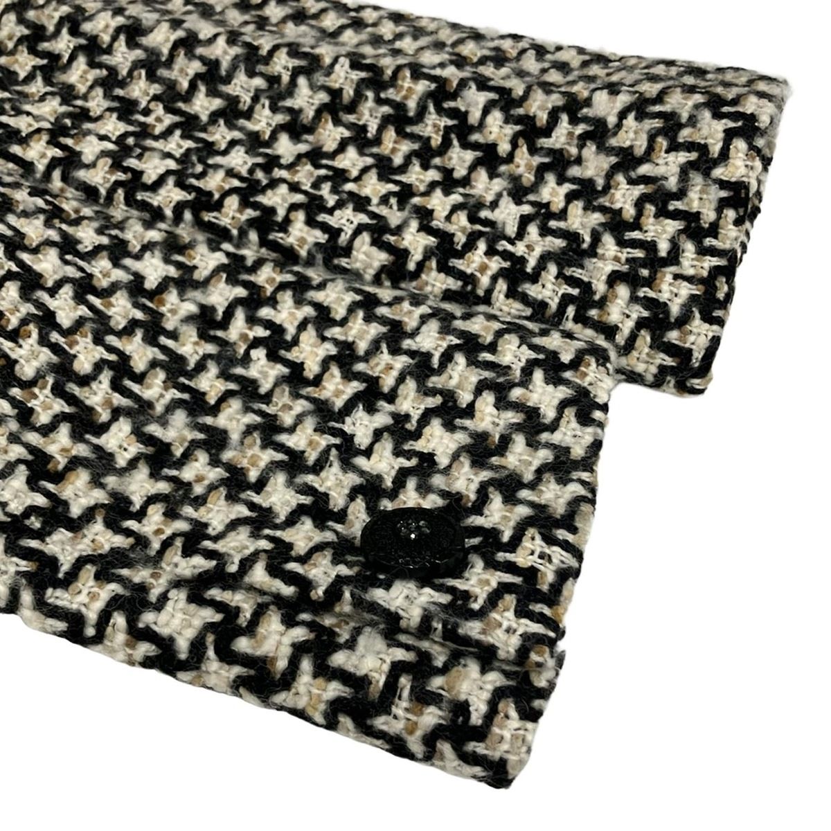 【美品】Leilian レリアン　ウール　コットン　コート　刺繍ボタン　ブルー 上品なスタイル コットン ウール レリアン 美品】Leilian コート