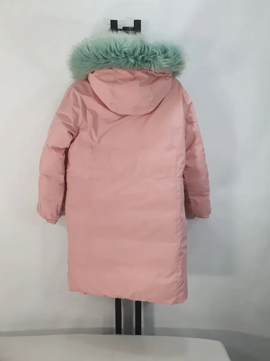  ニュー ンス キッズ ロングダウンジャケット リバーシブル ダウン コート ピンク ミント 155 その他 ジャケット ブルゾン