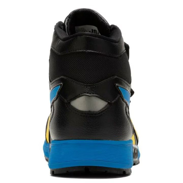 アシックス安全靴CP 308 ACハイカット ブラック ブライトイエロー