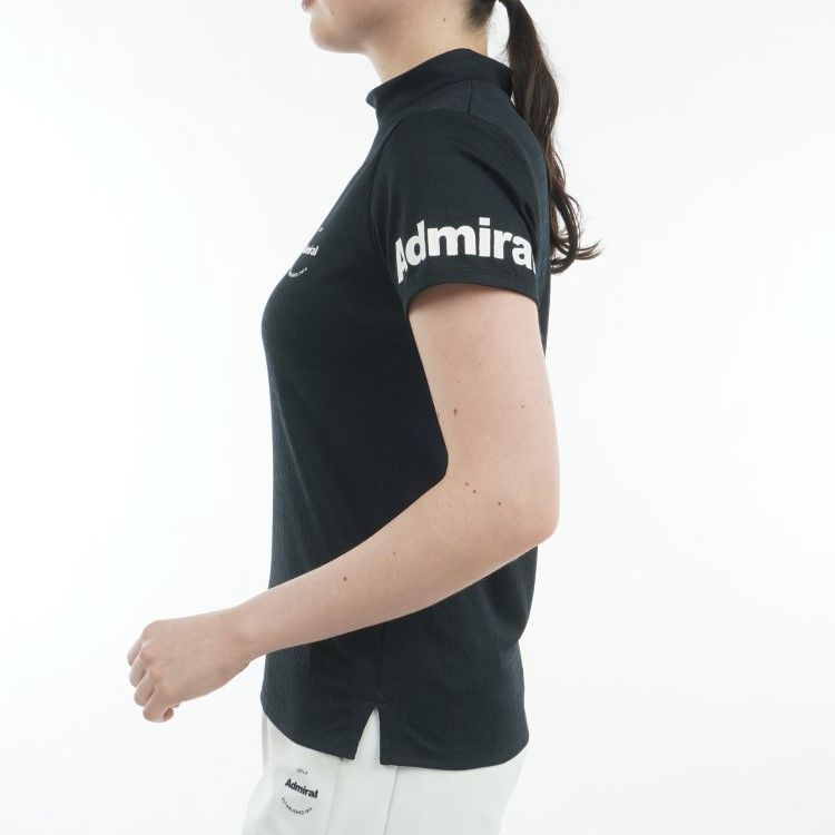 アドミラルゴルフ シャツ モックシャツ レディース 半袖 モックネック