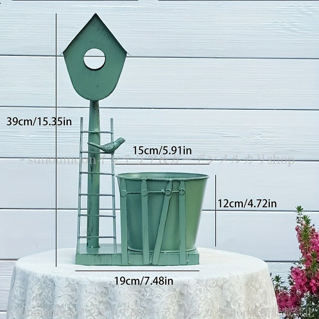 おしゃれ 鋳鉄製 ホワイト プランター ガーデン ヴィンテージ調 4-7 シャビー加工 庭の装飾 お洒落 ガーデン雑貨 インテリア ガーデニング 雑貨 ガーデンインテリア 植木鉢 シャビーシック 鉢植え 防錆 STEELWINDOWSANDDOORS_COM