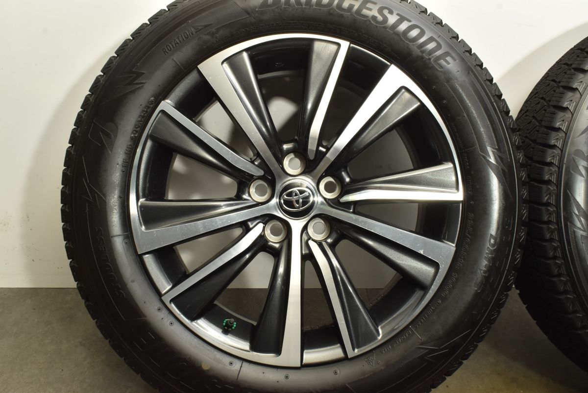 80ハリアー純正ホイール+BLIZZAK DM-V3 スタッドレスタイヤセット 80