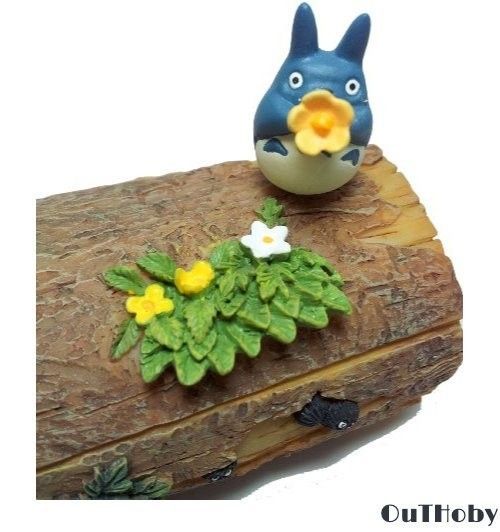 スタジオジブリ となりのトトロ 小物入れ お花のラッパ 置物