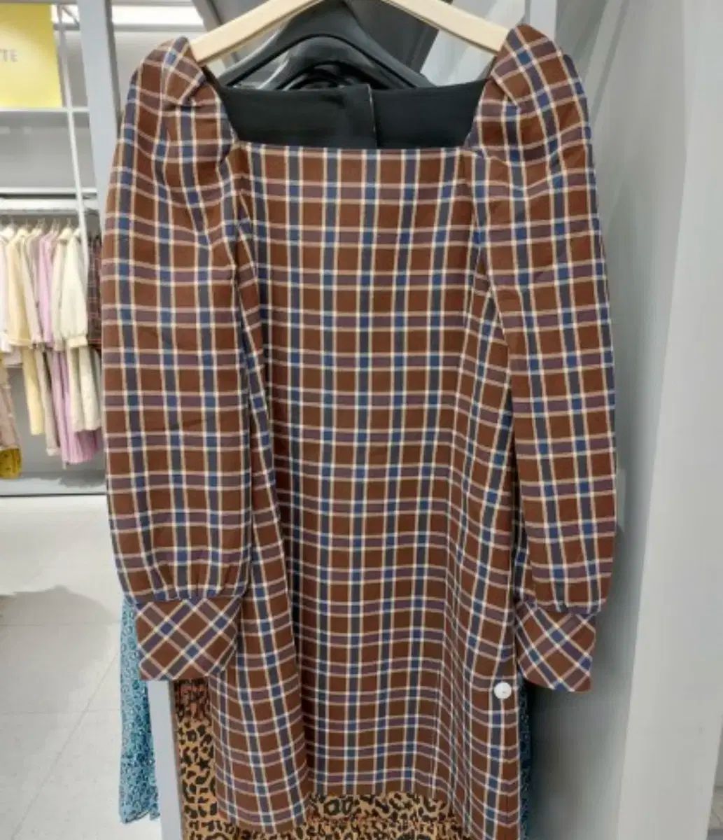 LUCKY CHOUETTE ラッキーシュエトゥ チェック ワンピース
