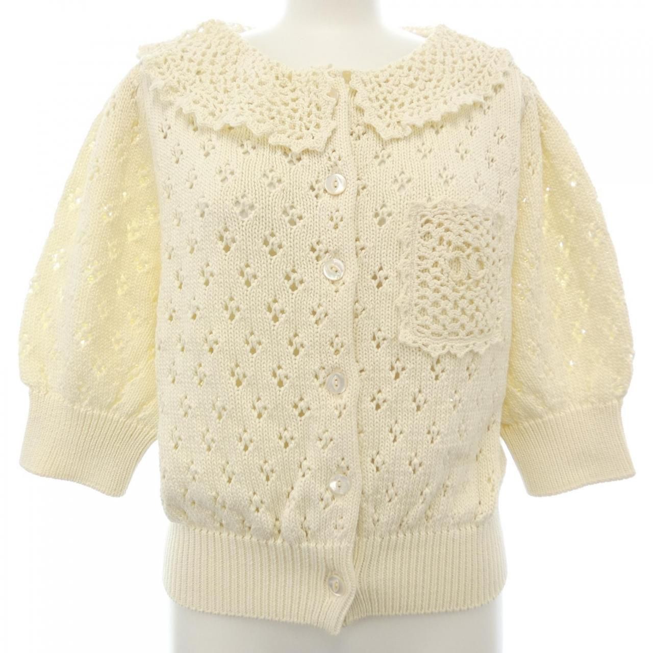 セリーヌ CELINE クロップドカーディガン 2AE8S844X カーディガン