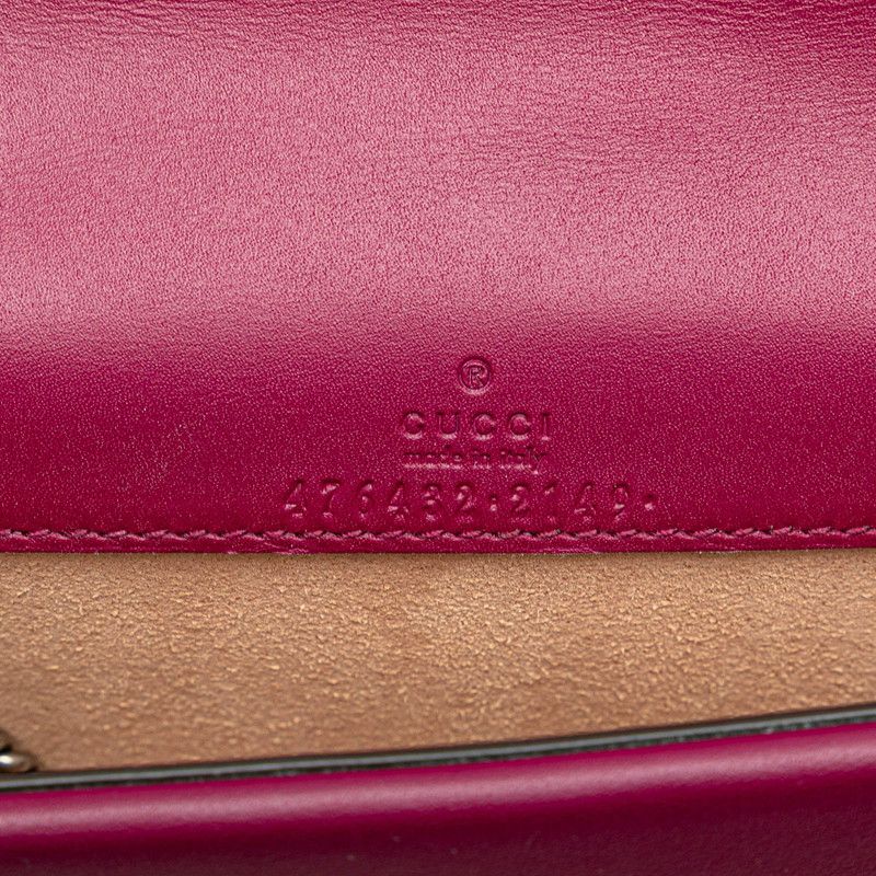 極美品　37　GUCCI　グッチ　デュオニソス　ベロア　チェーン　ミニ　パープル グッチ デュオニソス チェーン ショルダーバッグ 476432