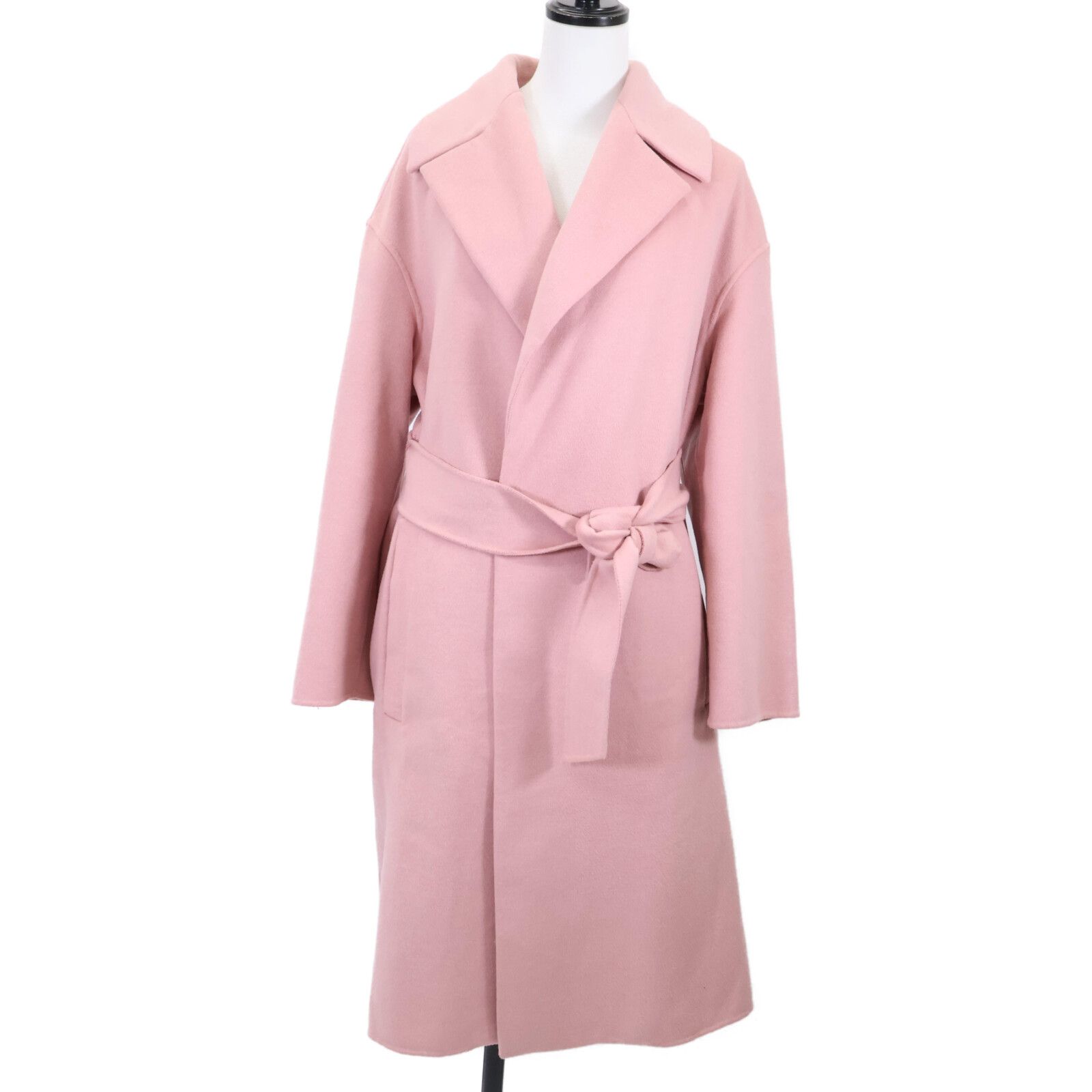超爆安 マックスマーラスタジオ STUDIO MAXMARA ﾋﾟﾝｸ ｸﾁｰﾄ ｳｰﾙｶｼﾐﾔ混 ジャケット・アウター
