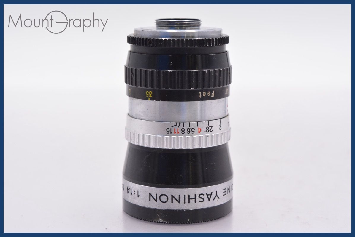 ヤシカ YASHICA CINE YASHINON 38mm F1.4 Dマウント用 完動 同梱可 mj5222