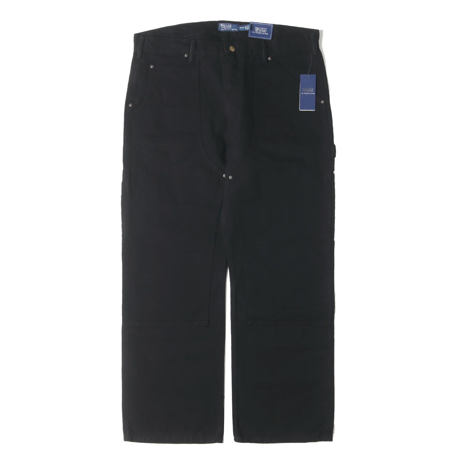 ポロラルフローレン★スミ黒　W32◎ダブルニーダックパンツ★ 新品】POLO Ralph Lauren ポロ ラルフローレン パンツ ブラック