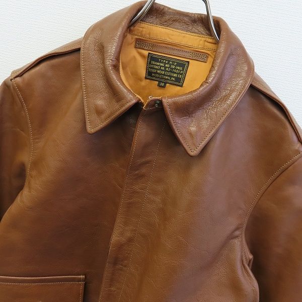 CALIFORNIA MFG.CO. ブラウンレザーシャツジャケット CALIFORNIA MFG.CO. ブラウンレザーシャツジャケット - メルカリ