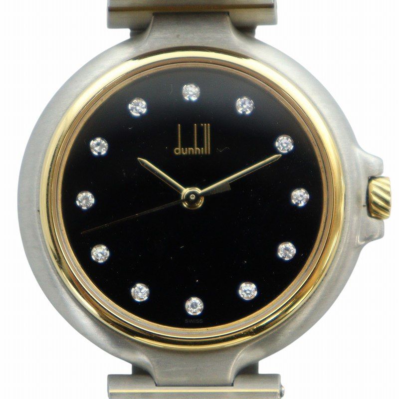 ダンヒル(dunhill）腕時計ミレニアム デイト クオーツ 不動品