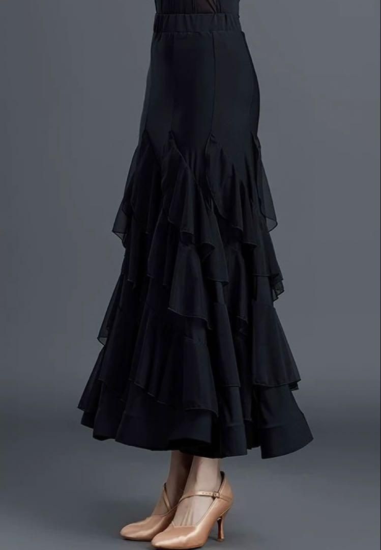 練習着ロングスカート♪ -ラテン兼用スカート