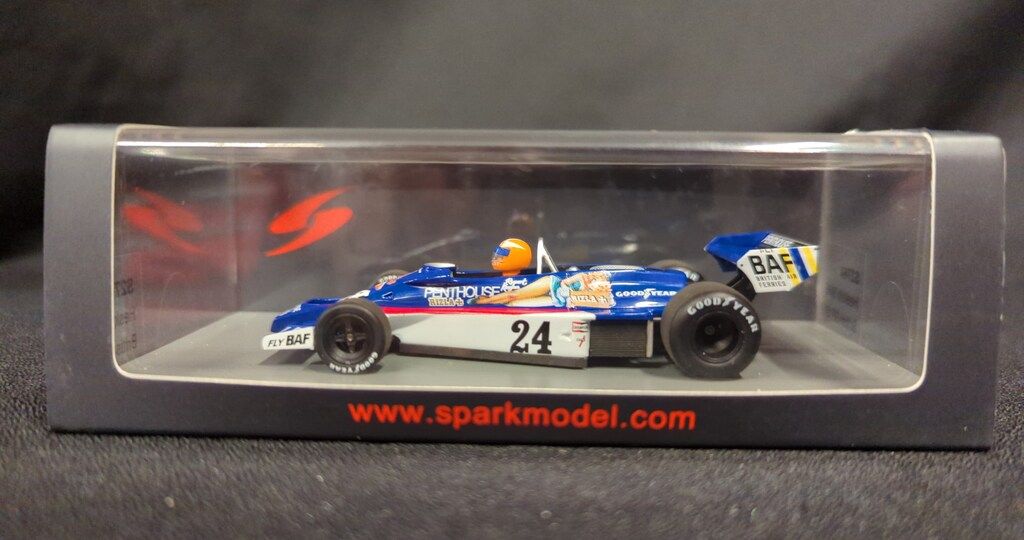 Spark model 1/43 Hesketh 308E No.24 British GP 1977 Rupert Keegan
