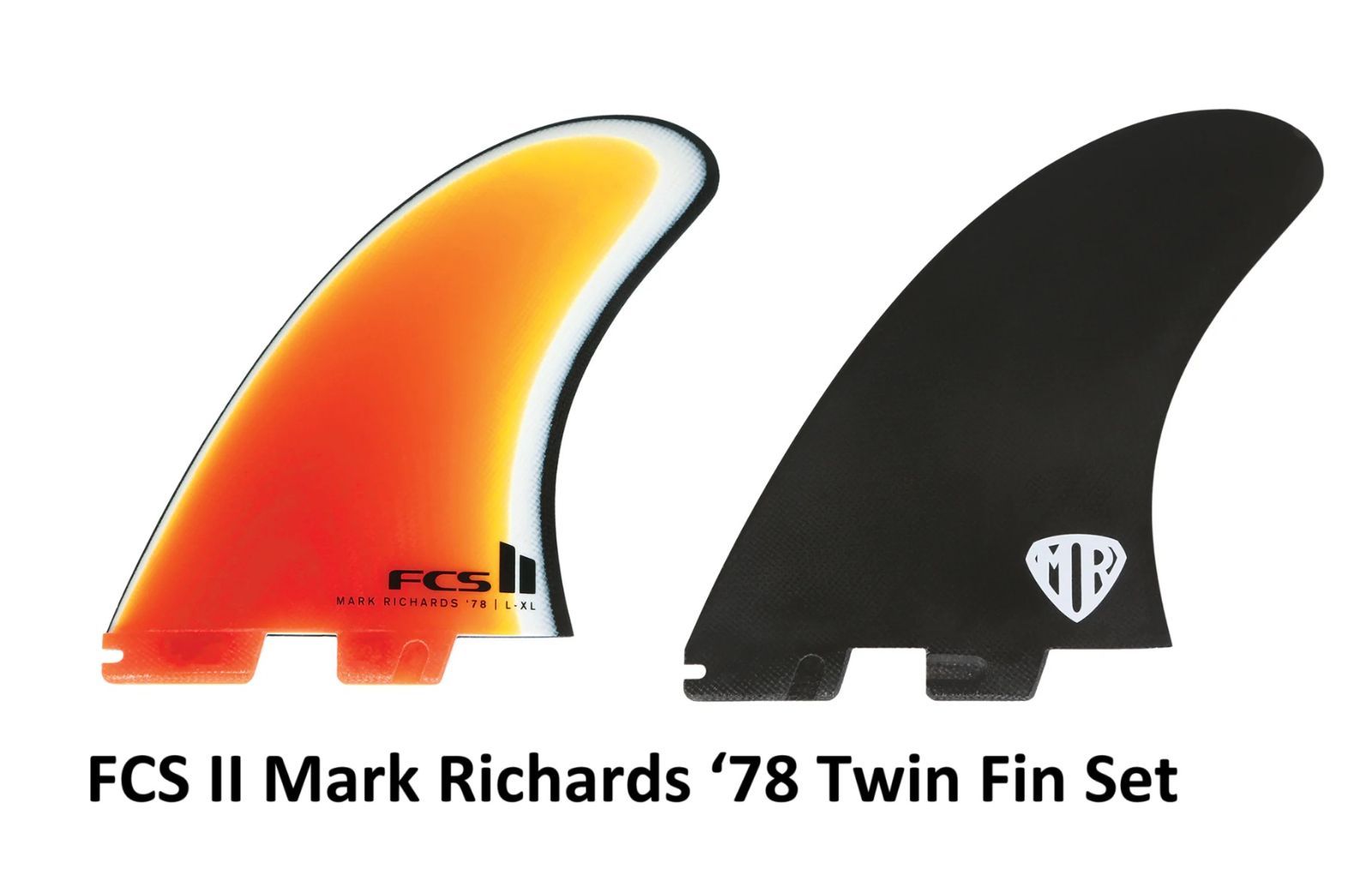 送料無料FCS II Mark Richards ‘78 Twin Fin Set SIZE L-XL 新品