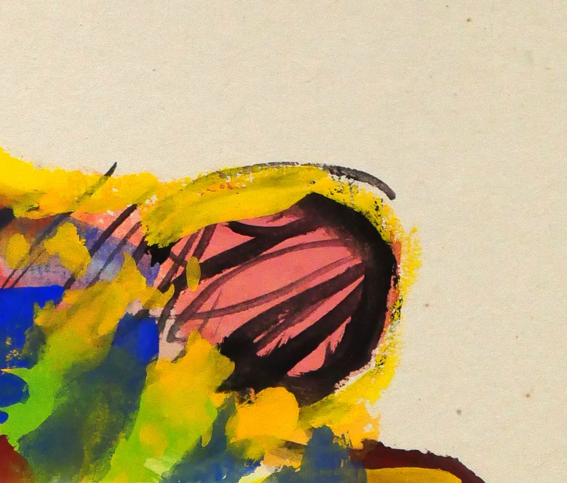 ジブリアート16 千と千尋の神隠しより「渋温泉」 額装品 額縁寸法32.7