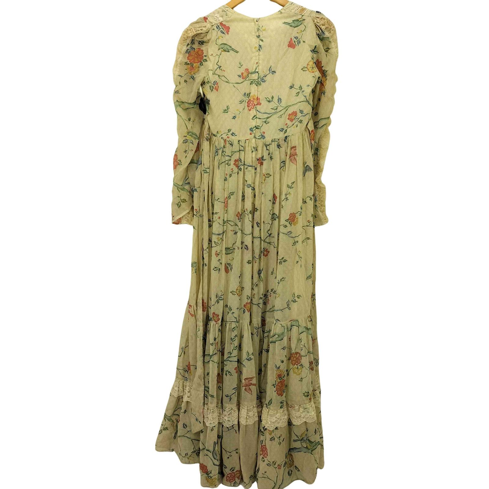 ガニーサックス GUNNE SAX 70-80S USA製 ヴィンテージ 花柄ドレス