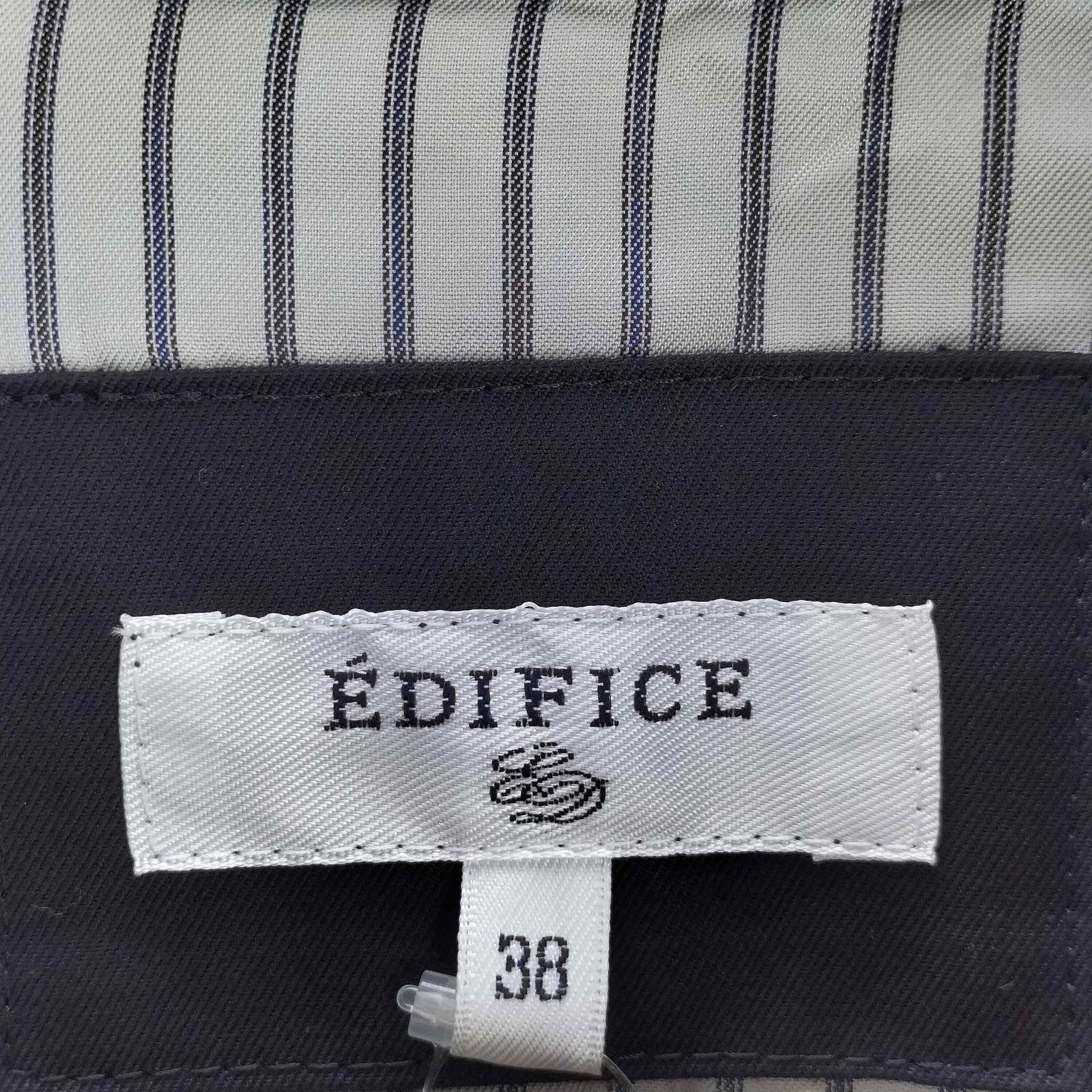 EDIFICE◆ショートトレンチコート/38/シングルトレンチコート/ネイビー/ジャケット/メンズ セレクト EDIFICEエディフィス ショート丈トレンチコート 38 - メルカリ