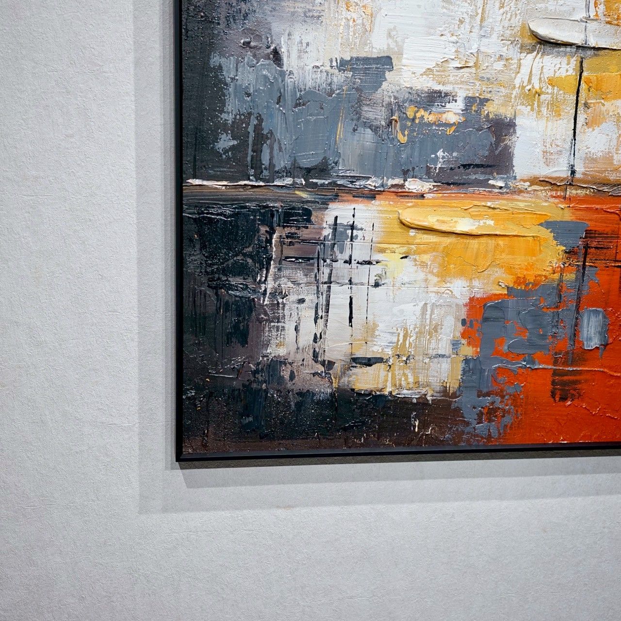 Bello select 輸入品 油絵 抽象画 壁掛け アート 110×80 現代