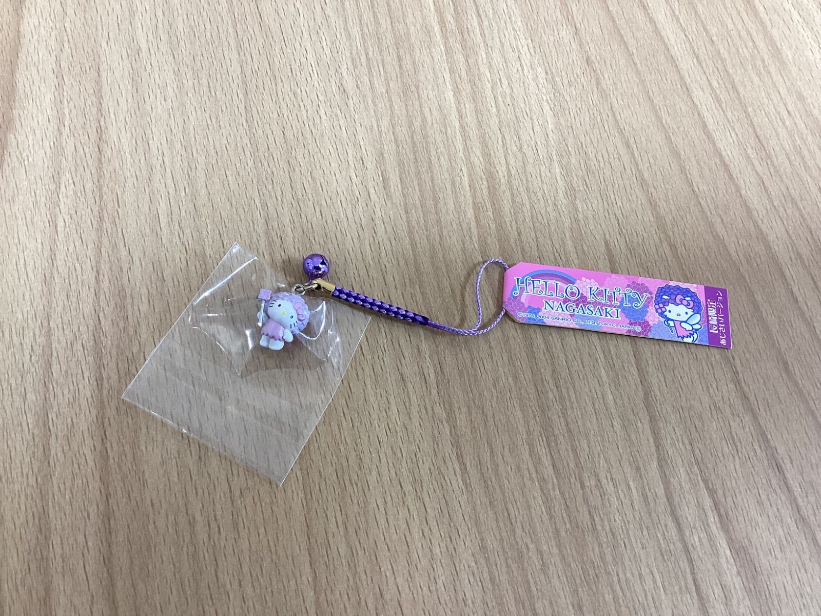 ハローキティ ご当地キティちゃん 長崎限定 ストラップ あじさい ご