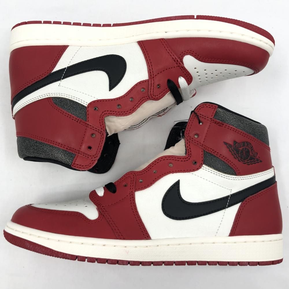 中古】NIKE AIR JORDAN 1 RETRO HIGH OG Lost&Found Chicago サイズ28 