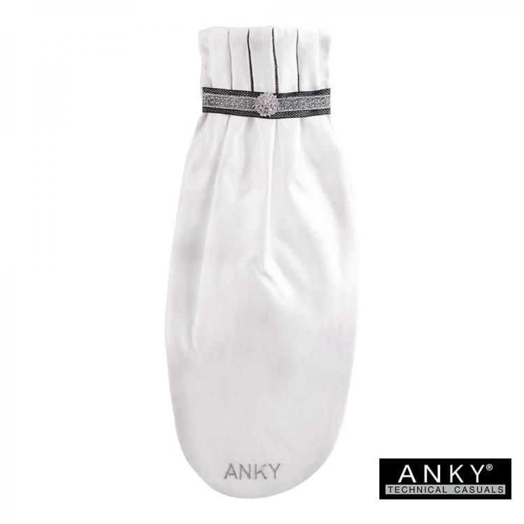 アウトレット ANKY プリーツクラウン ストックタイ ANT1 Sサイズ 競技会用アスコットタイ 乗馬|WJ03495
