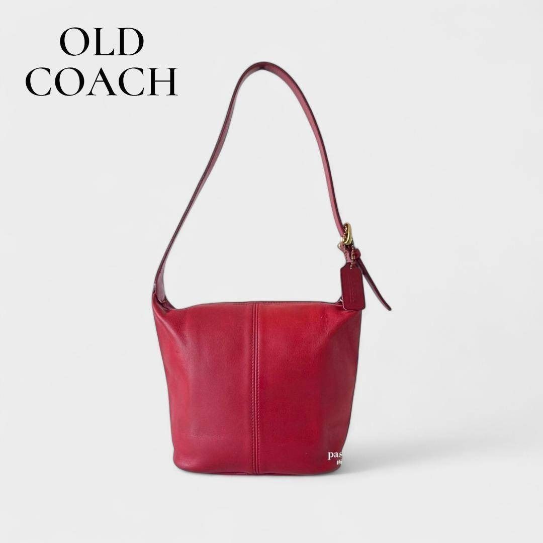 OLD COACH オールドコーチ ショルダーバケツ型赤 楽天市場】古着 COACH オールドコーチ 90s オールド L5D-9953 バケツ型