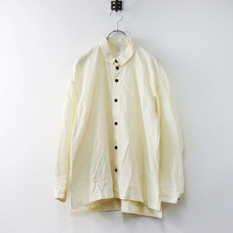 美品 フィルマム FIRMUM 40/1オーガニックコットン・強撚ウェザー ノー  