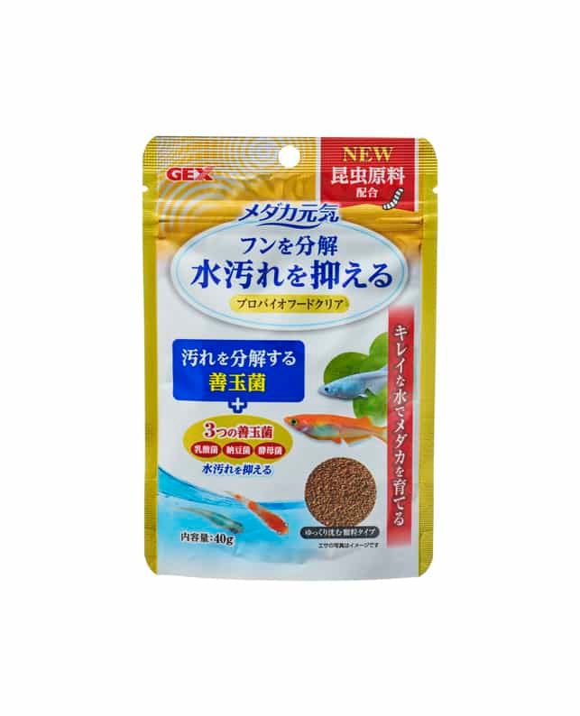 【同梱不可】【48個セット】ジェックス メダカ元気 プロバイオフードクリア 40g