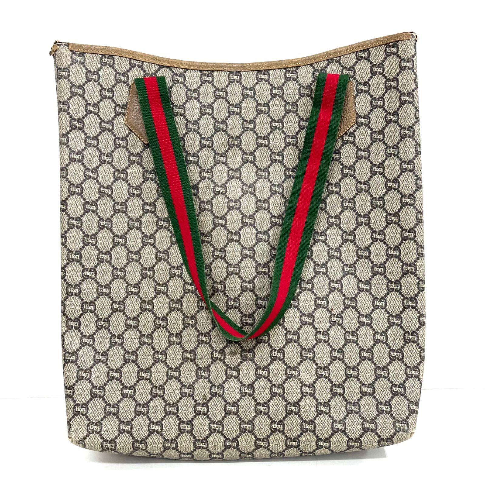 GUCCI☆グッチ GG トートバック PVC ショルダーバック シェリー