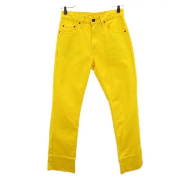 希少90s デッドストック　リーバイス 501 カラーデニム USA製 イエロー デッドストック☆90s USA製 Levi'sリーバイス 501 デニムパンツ
