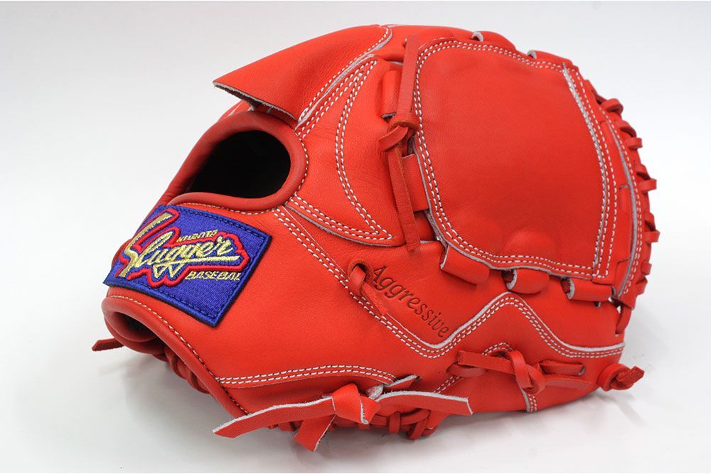 【新品】久保田スラッガー　 少年グローブ 　軟式　 KSN-J1P　 Fオレンジ ジュニア用では大きめサイズ 高学年から中学生向け