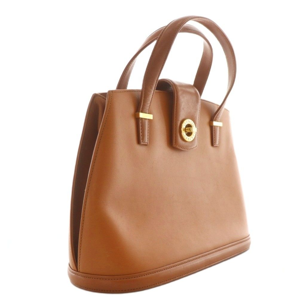 【希少品‼️】valentino garavani ハンドバッグ ブラウンレザー ヴァレンティノ ガラヴァーニ VALENTINO GARAVANI トートバッグ