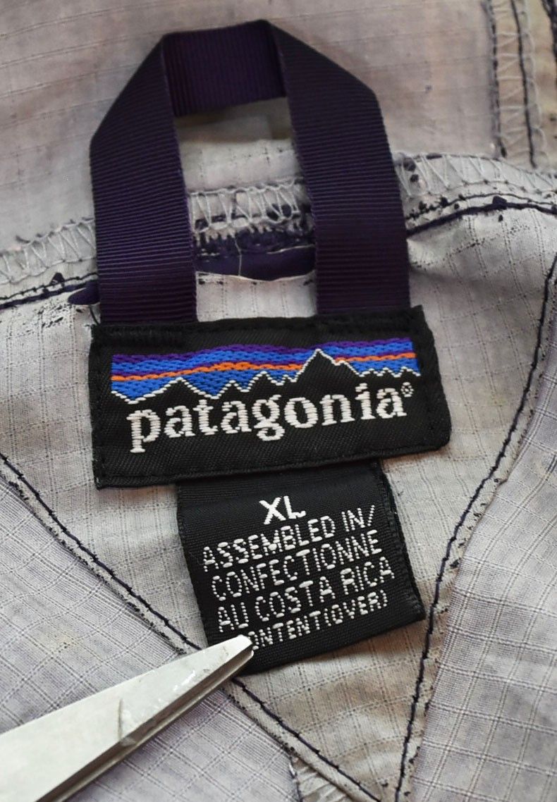 【patagonia】リップストップアノラックパーカー パープル XXL パタゴニア PATAGONIA 95年製 90s 90's アノラックパーカー