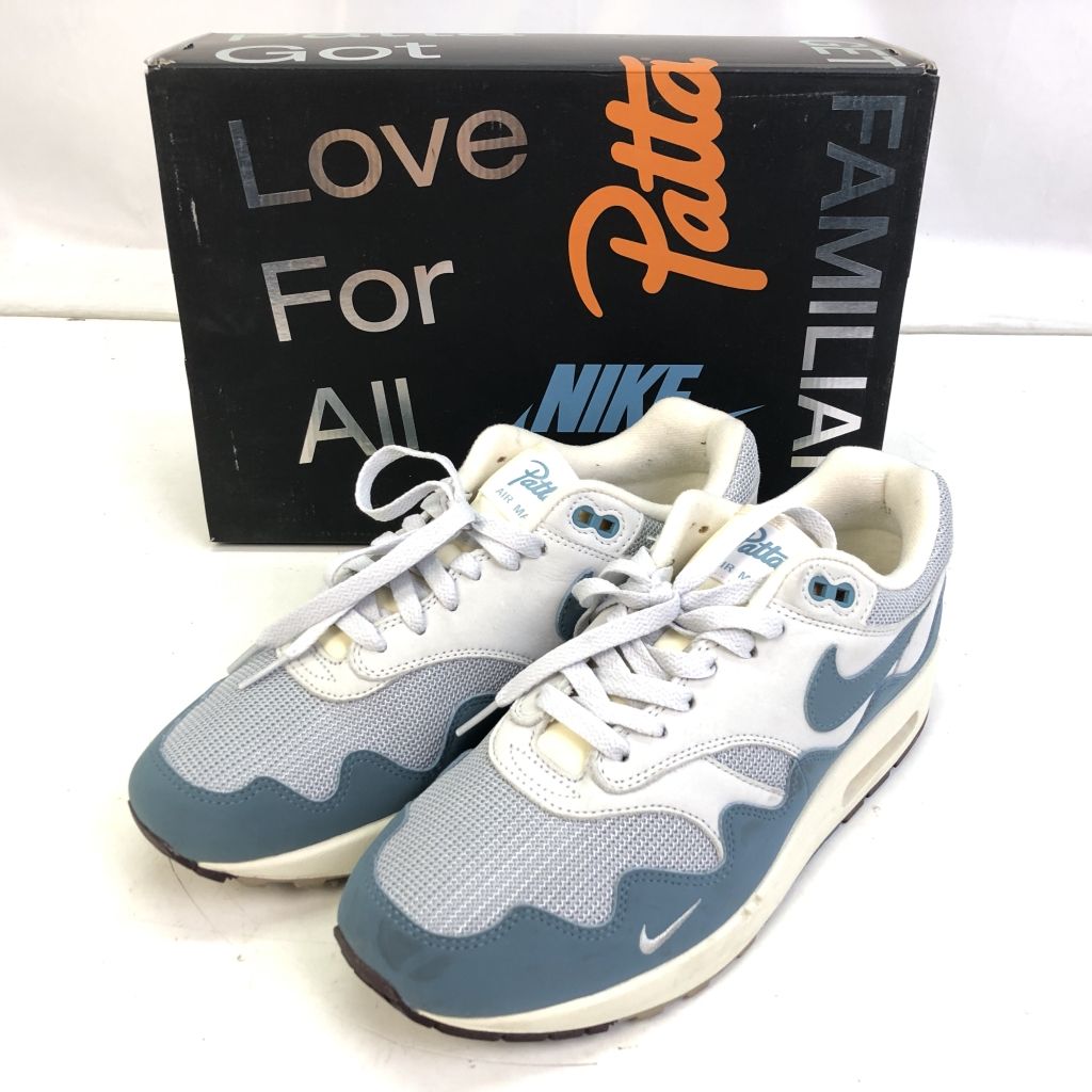 中古】 ナイキ × パタ NIKE × Patta Air Max 1 Noise Aqua エア 