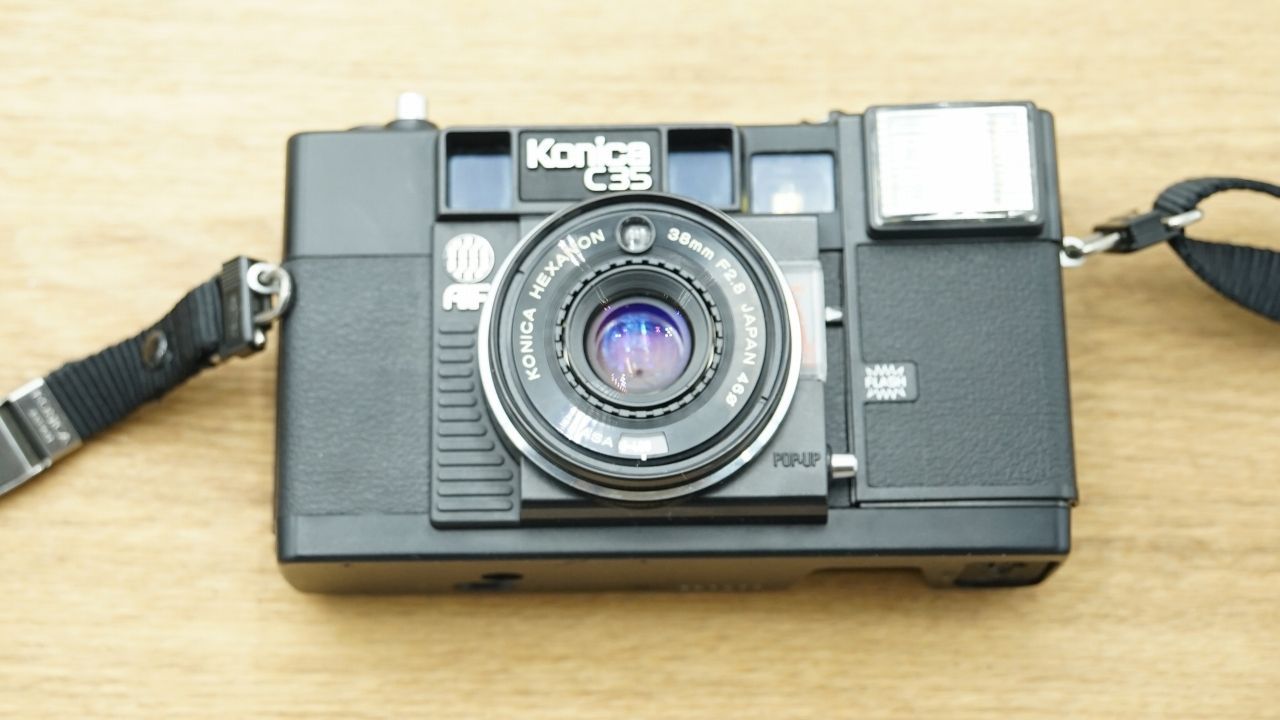 Konica C35 AF2 2代目 「ジャスピンコニカ 」実写確認済み - フィルム