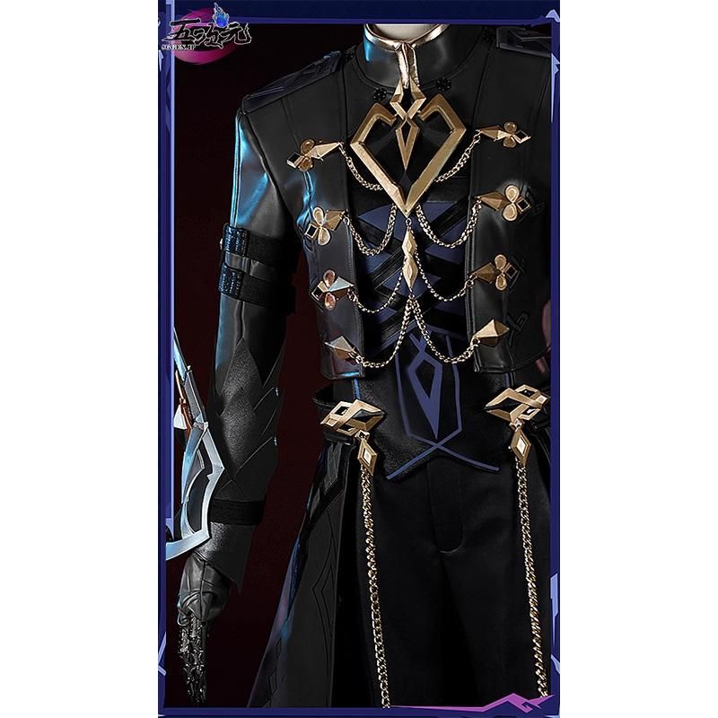 ♥ 江南猫次 原神 コスプレ 隊長 カピターノ ファデュイ 内部衣装 ウィッグ 靴 マント 追加 CS0924BJ ハロウィン