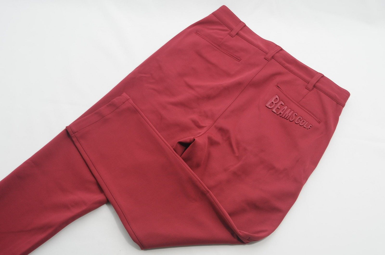 BEAMS - coco 中古 ビームスゴルフ BEAMSGOLF メンズ パンツ L 赤 ロングパンツ クロップド丈 軽量 BEAMS - coco 中古 ビームスゴルフ BEAMSGOLF メンズ パンツ L