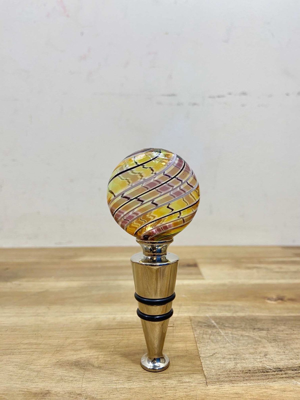 murano glass イタリア ムラーノ ボトルストッパー ワイン インテリア 